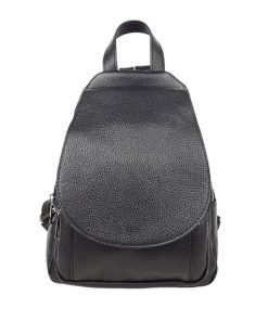 Rucsac piele naturala negru Ivy