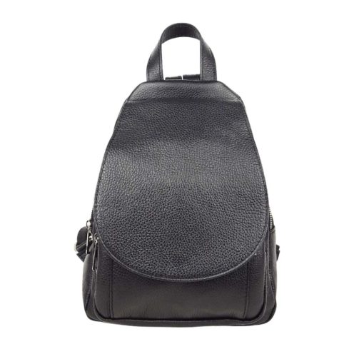 Rucsac piele naturala negru Ivy