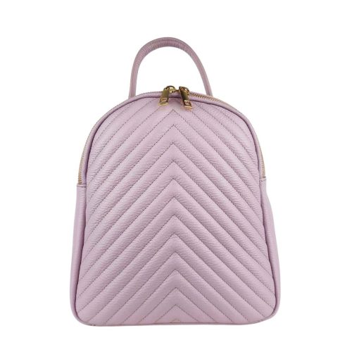 Rucsac piele naturala lila Madeline