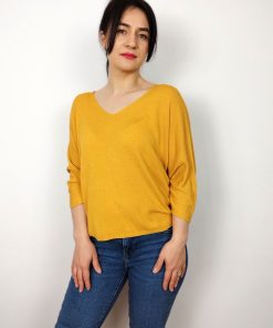 Bluza dama casual mustar oversize Marie