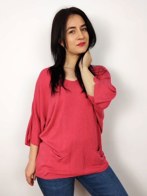 Bluza dama rosie casual Namuchi