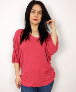 Bluza dama rosie casual Namuchi