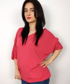 Bluza dama rosie casual Namuchi