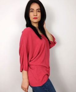 Bluza dama rosie casual Namuchi