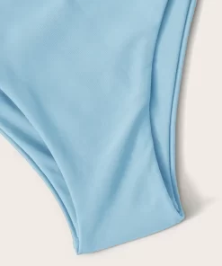 Costum de baie blue doua piese sutien triunghi Ada