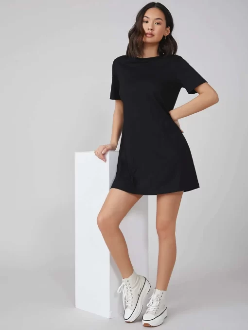 Rochie dama neagra casual Basic