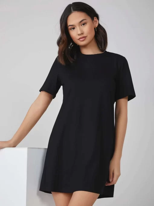 Rochie dama neagra casual Basic