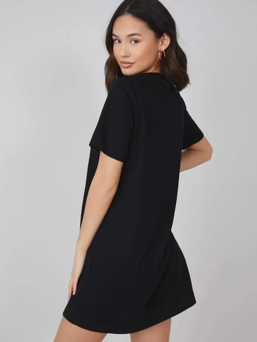 Rochie dama neagra casual Basic