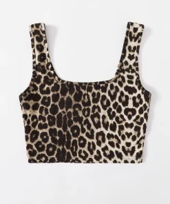 Bustiera dama leopard print Itzel