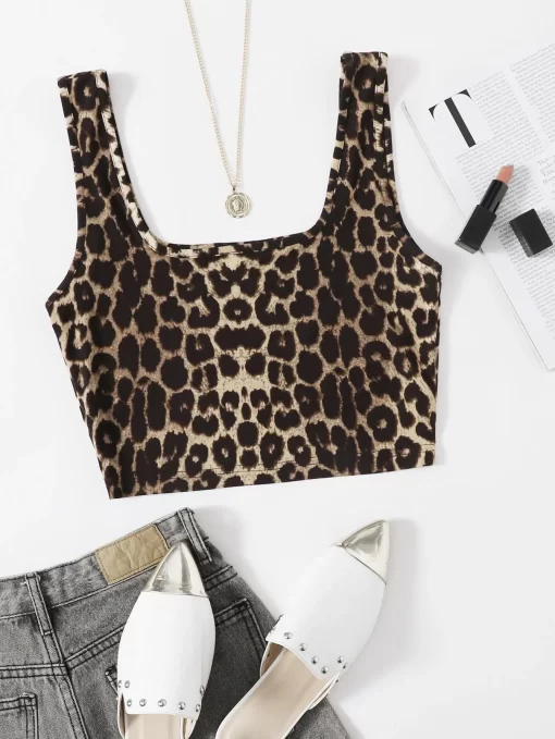 Bustiera dama leopard print Itzel