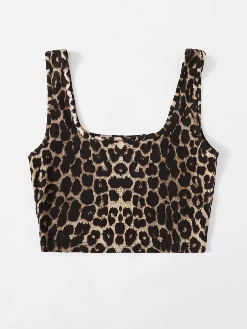 Bustiera dama leopard print Itzel