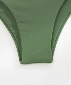 Costum de baie doua piese verde army Journi