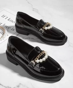 Loafers dama lacuiti cu accesorii Alma