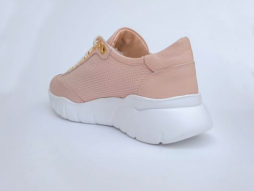 Sneakers sport dama nude Jenna piele naturala