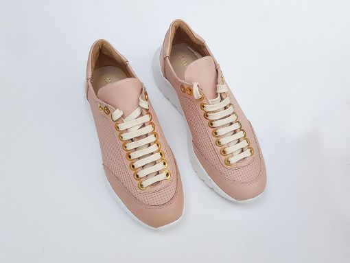 Sneakers sport dama nude Jenna piele naturala