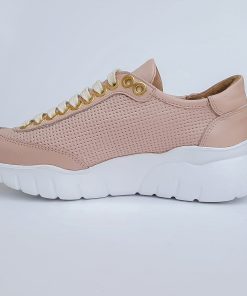 Sneakers sport dama nude Jenna piele naturala