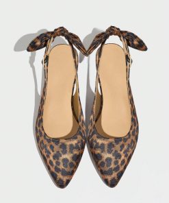 Balerini dama ascutiti leopard Bella