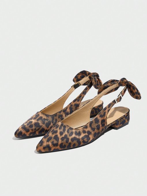 Balerini dama ascutiti leopard Bella